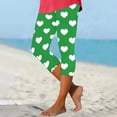 thumbnail image 2 of Mujeres Pantalones de Yoga Elástico Casual Impreso Capris, Alta Cintura Pantalones de Yoga Capri Mujeres para Toda la Temporada, 2 of 4