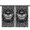 Black Gothic Skull-1, variant on Blackout Kids Curtains,Black Gothic Skull Cat Pattern Childrens Insulated Curtains Set Of 2,Bedroom Essentials,Toddler Room Decor 42x54in(106x137cm)