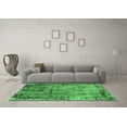 thumbnail image 3 of Ahgly Company Indoor Rectangle Oriental Emerald Green Industrial Area Rugs, 5' x 8', 3 of 4