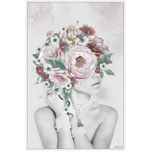 Marmont Hill Lovely Taylor Floater Framed Painting Print on Canvas