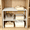 White, variant on Expandable Cabinet Storage Shelf, Stackable Organizer Rack for Kitchen Bathroom Pantry, Space Saving Shelf for Counter Desk, 12.2x10.6x15-24.4 Inch