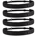 thumbnail image 1 of Diadema ajustable antideslizante ancha con purpurina para mujeres, niñas y adolescentes MFZFUKR CPB-DE-LYY800-3, 1 of 5
