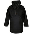 thumbnail image 3 of Ikevan Men'S Wool Heavy Coat Winter Leisure Jacket Pure Color Plus Size Casual Sweater Black XXXL, 3 of 4