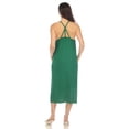 thumbnail image 3 of White Mark Women's Braided Strap Midi Dress, 3 of 7