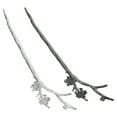 thumbnail image 3 of TUWAFE 2pcs Hair Chopsticks for Women Made of Durable Alloy with Elegant Design and Assorted Colors, 3 of 7