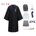 thumbnail image 3 of Capa de túnica mágica, disfraz de Potter, traje de Hermione, corbata, bufanda, varita, gafas, regalo de Godric, disfraz de Potter, ropa de fiesta de Halloween, 3 of 5
