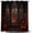 Halloween-43, variant on Halloween Shower Curtain Creepy Spooky Gothic Haunted Mansion Horror Scary Goth Bat Castle Full Moon Dead Night Holiday Fabric Bathroom Curtain Set with Hook