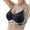 Black, variant on Sports Bras For Women High Support Deep V Womens Seamless Wireless Bras Comfortable Push Up Bra No Underwire Full Coverage Bras Padded Lift Bralette Everyday Tshirt Bras White,M
