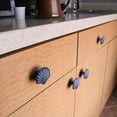 thumbnail image 4 of Zeckos Blue Cast Iron Scallop Seashell Cabinet Drawer Pulls Set of 6, 4 of 8