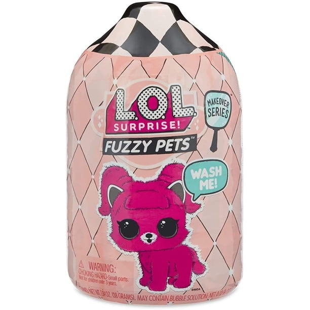 Toy L.O.L. Surprise Fuzzy Pets con pelusa lavable y agua