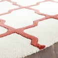 thumbnail image 3 of SAFAVIEH Cambridge Liam Geometric Wool Area Rug, Ivory/Rust, 6' x 6' Round, 3 of 6