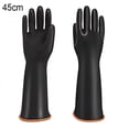 thumbnail image 1 of Black Rubber Acid Alkali Resistant Industry Labor Protective Glove, 1 of 10