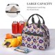 thumbnail image 5 of Easygdp record rock Skull star Caja de Almuerzo para Mujeres y Hombres, Bolsa de Almuerzo Insulada, Bolsas Reutilizables Impermeables para Viajes, Trabajo y Picnics, 5 of 7