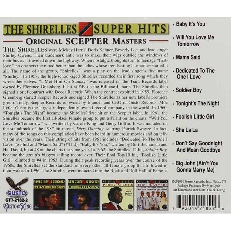 The Shirelles - Super Hits - Music & Performance - CD