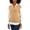 Warm Camel Heather, variant on Womens Layered Sweater Vest Top Warm Camel Heather 2XL