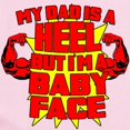 thumbnail image 2 of CafePress - My Dad Is A Heel Infant Bodysuit - Baby Light Bodysuit, Size Newborn - 24 Months, 2 of 4