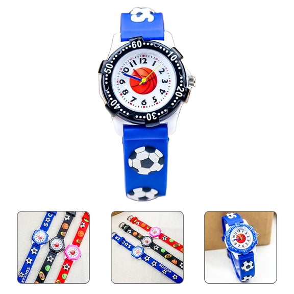 LOLIPPYY Basketball Pattern Digital Watch Wrist Watch Blue Alloy 1Pack Learning
