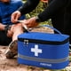 thumbnail image 5 of Botiquín de primeros auxilios vacío, bolsa de almacenamiento de emergencia con asa, bolsa médica, estuche para L Azul, 5 of 9