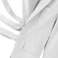thumbnail image 5 of Men's Lapel Blazer Jacket Sport Coat, Cross Strap Cutout Hollow Out Single鈥態reasted Casual Suit Jacket for Party Club Nightclub Prom, 5 of 9