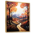 thumbnail image 2 of Designart "Bicycle Abstracted Trails painting" Bicycle Floater Framed Wall Decor, 2 of 7