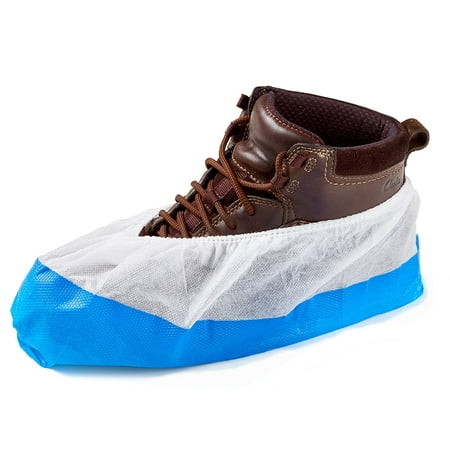 Overshoes Shoe Covers Anti Slip Sole Reinforced Extra Strong Waterproof One Size Disposable Walmart