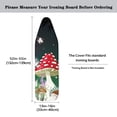 thumbnail image 5 of HELLHERO Mushroom Ironing Board Pad Covers 15 x 54 inch Polyester with Elastic Edge Stretch Elastic Fit for Laundry Room, 5 of 5