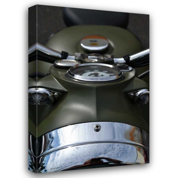 Brian Moore 17x24 Gallery Wrapped Canvas Wall Art Titled - Motorcycle II