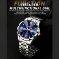 thumbnail image 2 of LAATIKUI Reloj de Cuarzo para Hombre Impermeable Casual de Negocios Luminoso para Regalo, 2 of 7