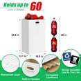thumbnail image 2 of 30 Gallon Corrugated Cardboard Disposable Trash Cans with Built-in Handles, Heavy Duty 8 Pack  Large Portable Trash Can, Waterproof Layer Reusable Garbage Can, Recycling Bins, 2 of 7