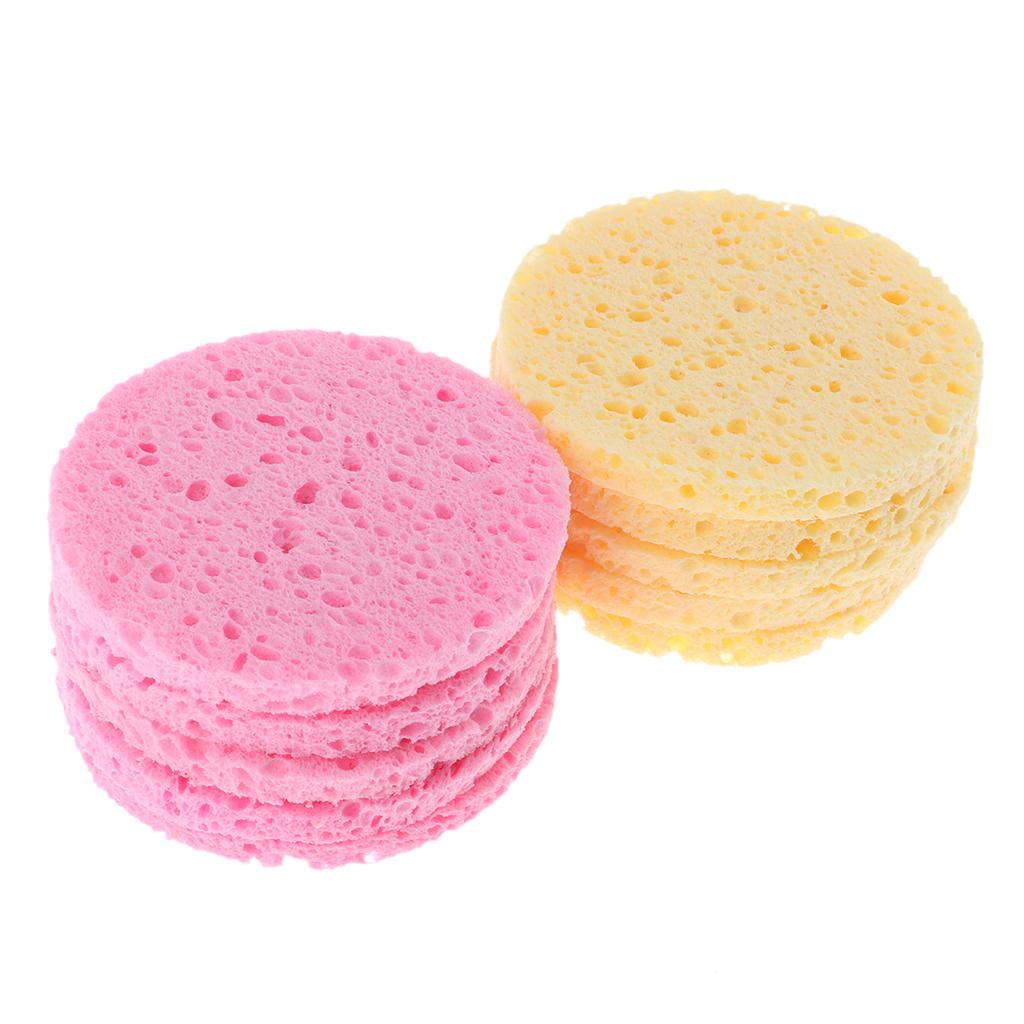 10Pcs Facial Sponges Puff Exfoliator