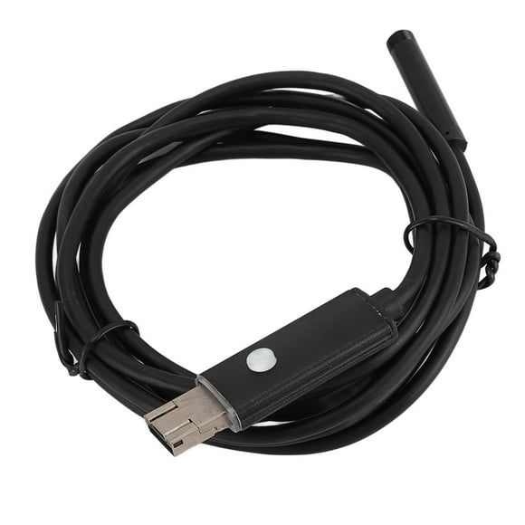 Endoscope Camera with 6 Adjustable LED Lights, Semi Cable 360 Rotatable IP67 Water Resistant Industrial Borescope Sewer Camera USB Inspection Camera for Phone Tablet