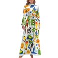 thumbnail image 2 of Brazil Carnival Culture Long Dress women's clothing korea stylish dress for women long dresses for women, 2 of 5