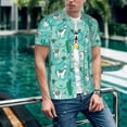 thumbnail image 6 of Lsque Alapaca in Boho Pattern Mens Polo Golf Shirts Funny Graphics Shorts Sleeve Button Shirts Baseball T-shirt-4X-Large, 6 of 7