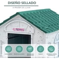 thumbnail image 4 of Casa Para Perro Q Perrón Raza Chica Color Verde, 4 of 8