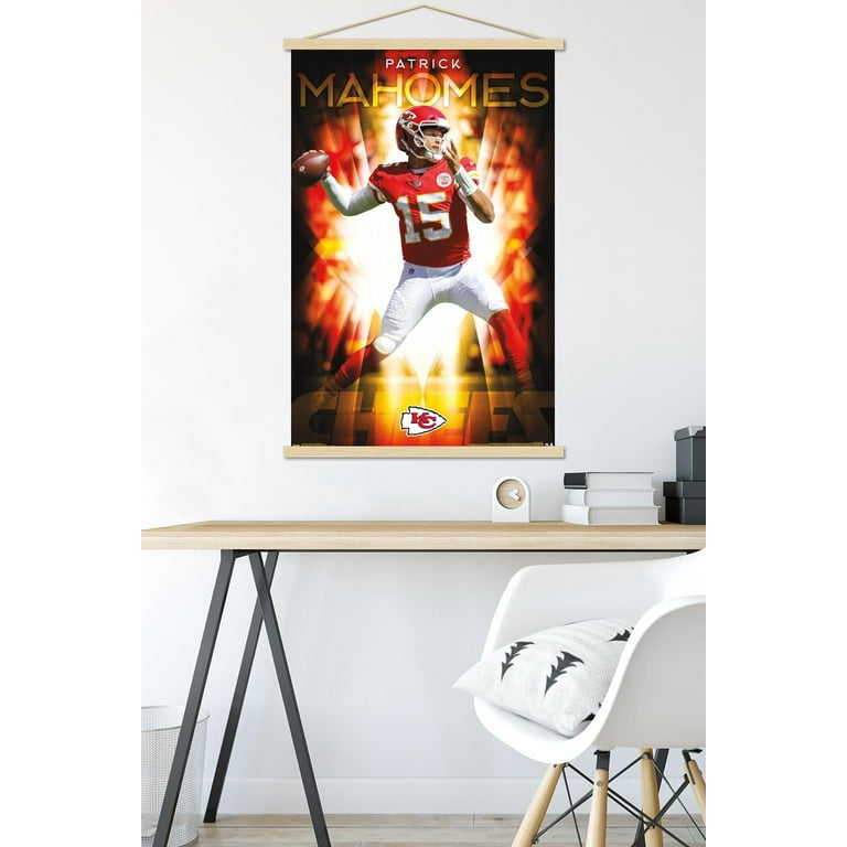 Lids Patrick Mahomes Kansas City Chiefs 24.25'' x 35'' Framed Players Only  Poster