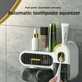 thumbnail image 6 of RoamHome Household Electric Toothbrush Holder Punch-Free Wall Mounted Toothbrush Storage Organizer 2-CupToilet Bathroom Accessories Suitable for Kids & Adults (A), 6 of 8