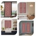 thumbnail image 7 of Red Boho Window Privacy Film, Vintage Ethnic Tribe Abstract Art Floral Static Cling UV Sun Blocking Tint Film Heat Control Windows Films for Bedroom Bathroom, Window Stickers 17.7"x39.3", 7 of 7