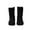 Black, variant on JGTDBPO Fuzzy Slipper Socks For Women Winter Warm Soft Fleece Lined Non Skid Thick Slipper With Grippers Non Slip Cozy Socks With Grips Winter Girls Soft Socks