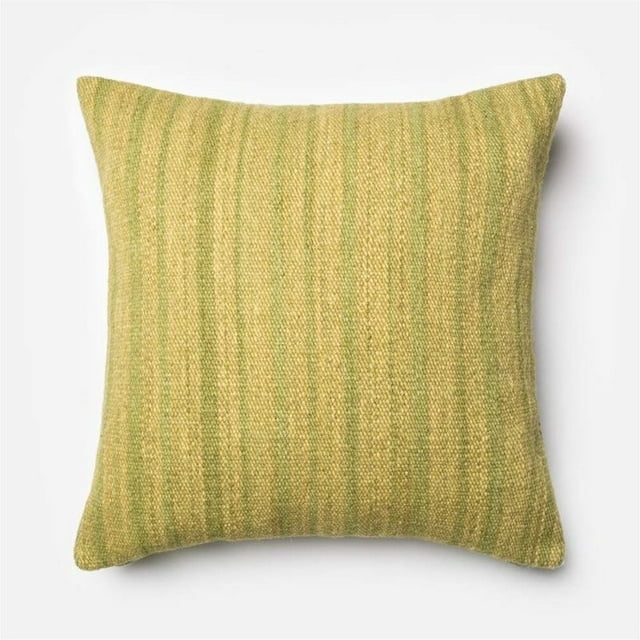 Loloi 1'10" x 1'10" Coussin en Laine en Poly Vert
