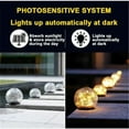 thumbnail image 2 of Solar Crack Ball Garden Lights Decorative Ground Lights Lawn Night Light for Lawn Yard Garden Outdoor, 2 of 6