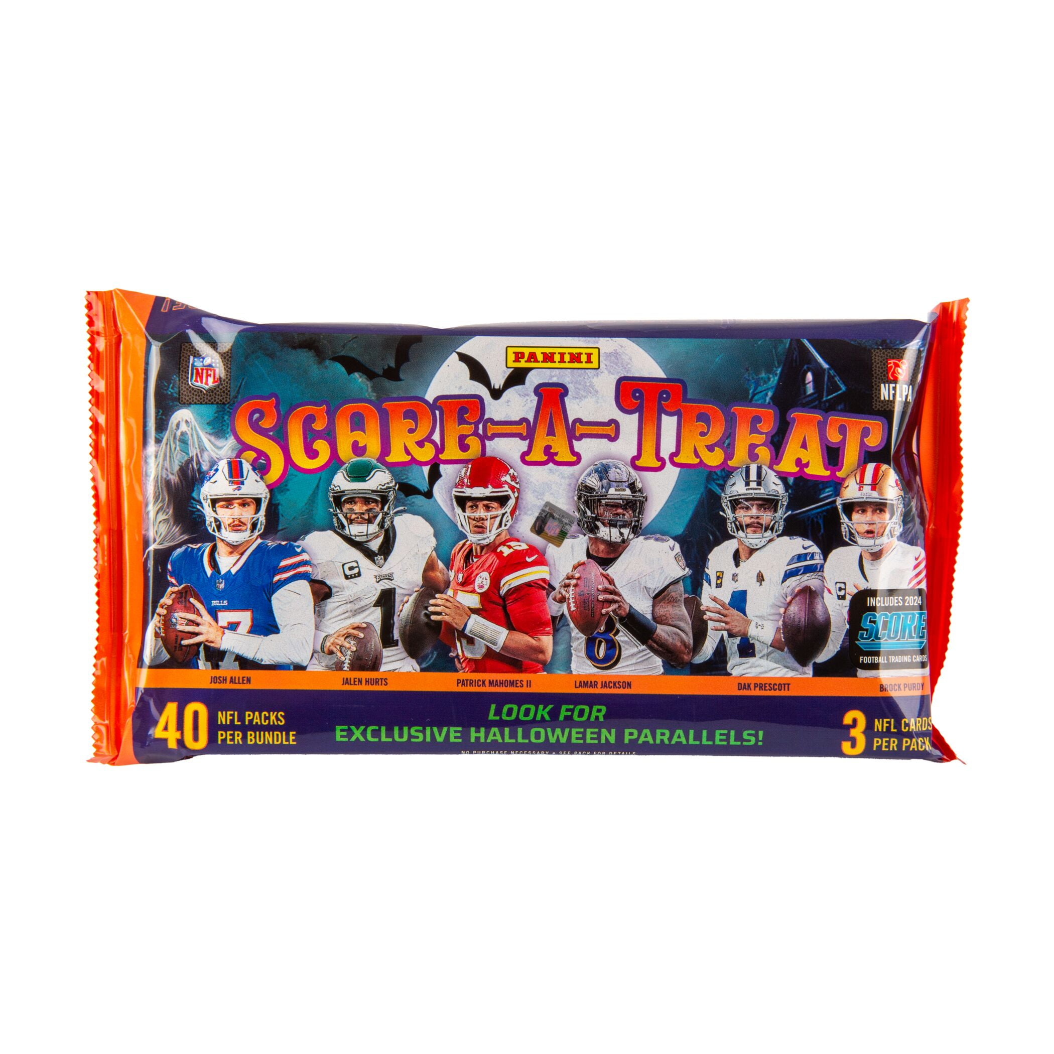 (2 pack) 2024 Panini Score Trading Cards A Treat Football Halloween Bundle