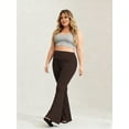 thumbnail image 2 of Plus-Size Casual Pants for Women high-Waisted Bell Bottoms Yoga, 2 of 5