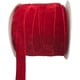 thumbnail image 2 of Carrete de cinta de terciopelo de 10 yardas (rojo, 1"), 2 of 4
