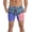 Patriotic Palms, variant on Men's Swim Trunks with Compression Liner 7 Inch Inseam Lobsters / USA Stripe L
