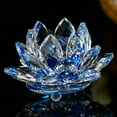 thumbnail image 6 of Qinghai Artificial Quartz Crystal Lotus Flower Figurine Wedding Party Decor Souvenir, 6 of 8