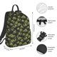 thumbnail image 2 of Disketp Light Green Excavator Mochila Ligera e Impermeable, Mochila de Día Resistente para Viajes, Senderismo y Uso Diario para Hombre y Mujer, 2 of 7