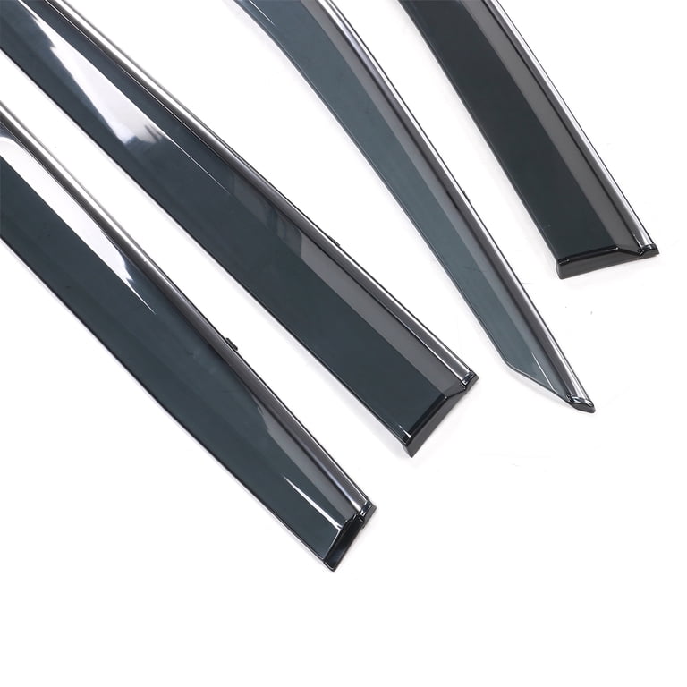 For Toyota Highlander 2020-24 black Window Visors Sun Rain Guard Vent Deflectors | UK