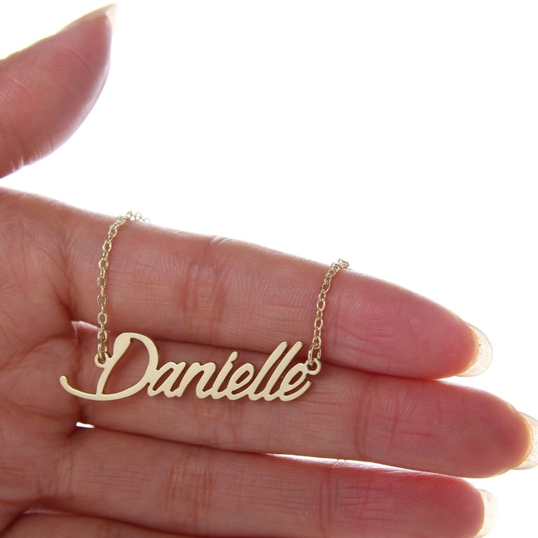 Danielle hotsell name necklace