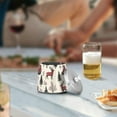 thumbnail image 5 of Yayeee Ashtray with Lid for Cigarette Smokeless Stainless Steel Home Ash Holder, Beige Christmas Plaid, 5 of 7