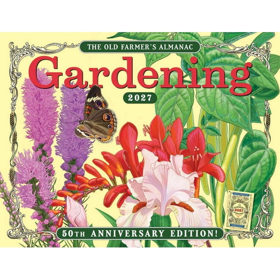 The 2027 Old Farmer's Almanac Gardening Wall Calendar, (Paperback)